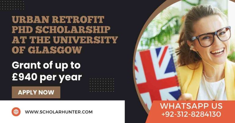 Urban Retrofit PhD Scholarship at the University of Glasgow