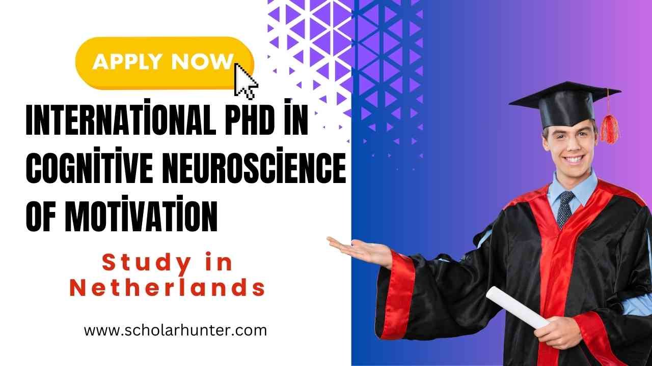 International PhD in Cognitive Neuroscience of Motivation (Netherlands 2025)