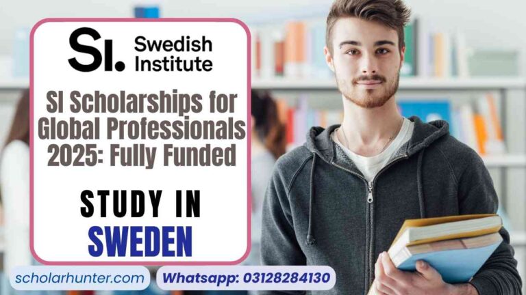 SI Scholarships for Global Professionals 2025 Fully Funded Study in Sweden 2