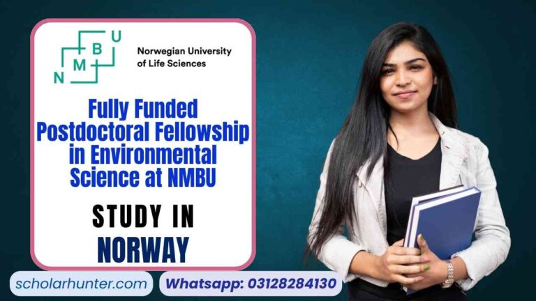 Fully Funded Postdoctoral Fellowship in Environmental Science at NMBU, Norway 3 Fully Funded Postdoctoral Fellowship in Environmental Science at NMBU