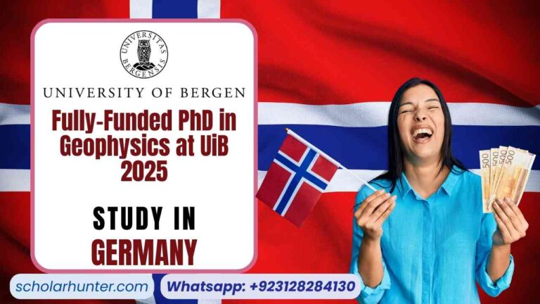 Fully-Funded PhD in Geophysics at UiB 2025