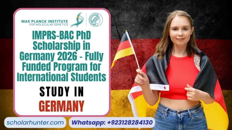 IMPRS-BAC PhD Scholarship in Germany 2026 – Fully Funded Doctoral Program for International Students