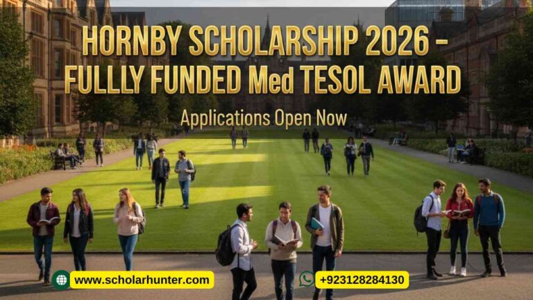 Hornby Scholarship 2026 Fully Funded at the University of Exeter | Study MEd TESOL in the UK 18 Hornby Scholarship 2026 Fully Funded at the University of Exeter