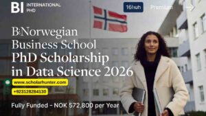 RWTH Aachen International Office Scholarship 2026: €300/Month 2 BI Norwegian Business School PhD Scholarship in Data Science 2026
