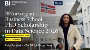 BI Norwegian Business School PhD Scholarship in Data Science 2026