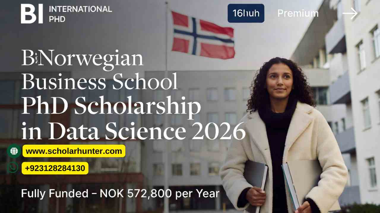 BI Norwegian Business School PhD Scholarship in Data Science 2026