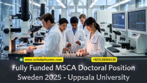 Fully Funded MSCA Doctoral Position Sweden 2025 at Uppsala University