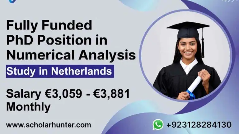 Fully Funded PhD Position in Numerical Analysis at Radboud University (Apply Now) 14 Fully Funded PhD Position in Numerical Analysis at Radboud University