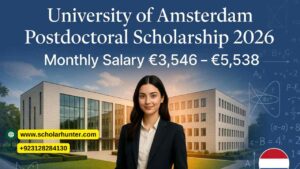 University of Melbourne Scholarships 3 University of Amsterdam Postdoctoral Scholarship 2026 in Mathematics (Fully Paid Research Position)