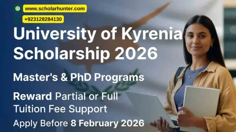 University of Kyrenia Postgraduate Scholarship 2026 in Cyprus (Master’s & PhD Programs) 6 University of Kyrenia Postgraduate Scholarship 2026 in Cyprus
