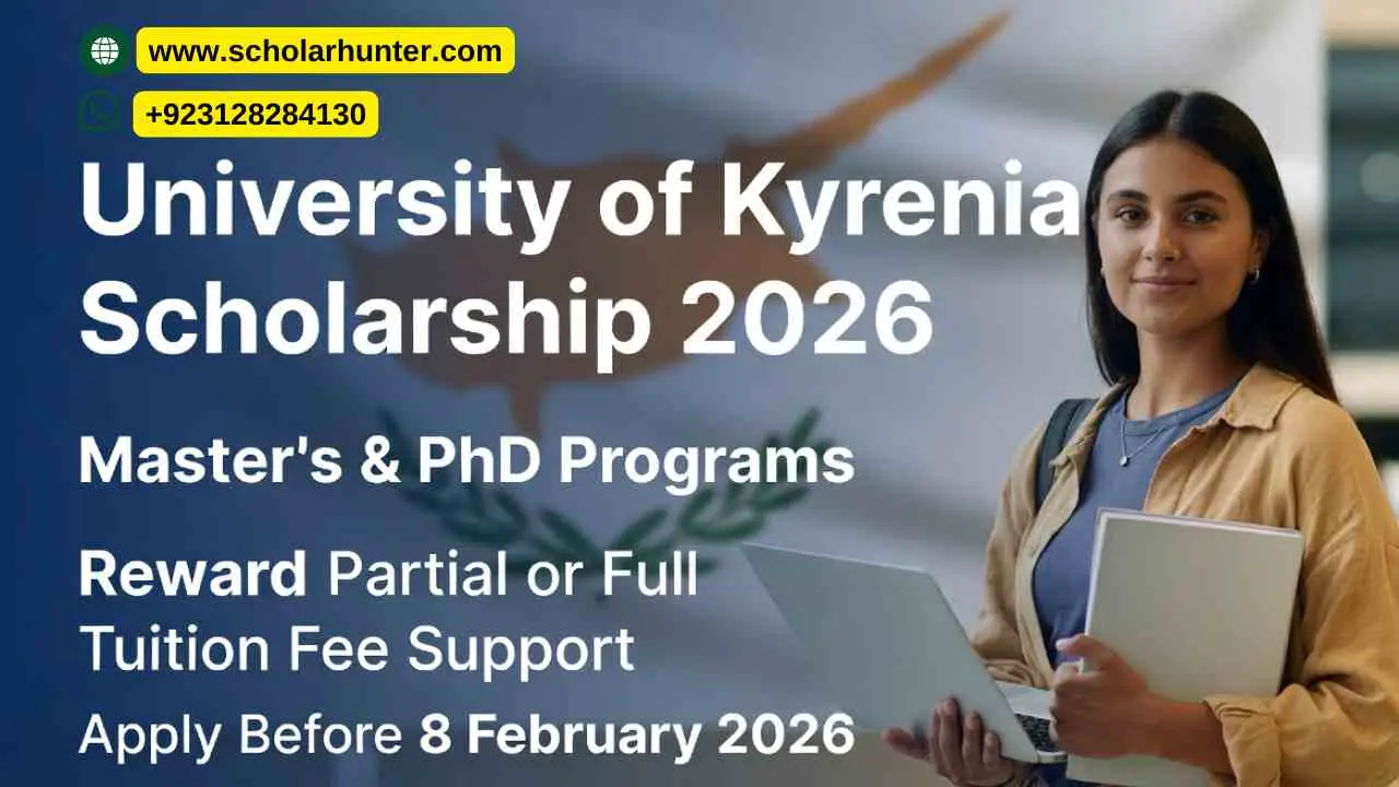 University of Kyrenia Postgraduate Scholarship 2026 in Cyprus
