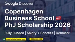 Copenhagen Business School PhD Scholarship 2026 in Denmark