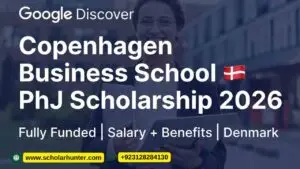 Copenhagen Business School PhD Scholarship 2026 in Denmark