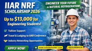 IIAR NRF Scholarship 2026 in USA – Up to $13,000 for Engineering Students (Apply Online)