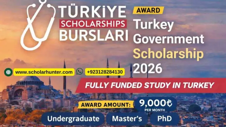 Turkey Government Scholarship 2026: Fully Funded Study in Turkey for International Students (UG, MS, PhD) 3 Turkey Government Scholarship 2026: Fully Funded Award Up to ₺9,000/Month for International Students