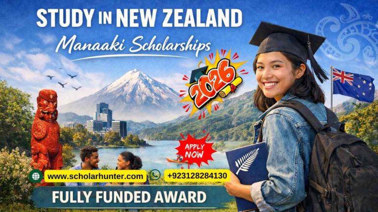Manaaki New Zealand Scholarships 2026 - For International Students
