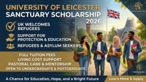 University of Leicester Sanctuary Scholarship 2026 | Fully Funded UK Opportunity