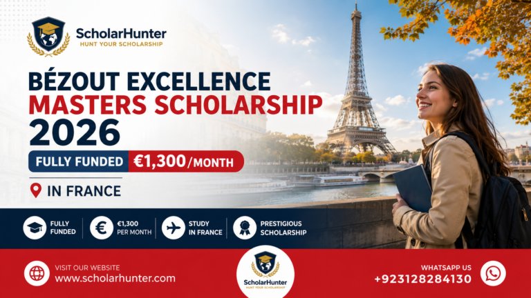 Bézout Excellence Masters Scholarship 2026 — Fully Funded €1,300/Month in France (Math & Computer Science) 1 Bézout Excellence Masters Scholarship 2026 — Fully Funded €1,300Month in France (Math & Computer Science)