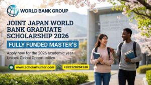 Joint Japan World Bank Graduate Scholarship