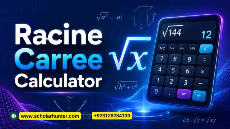 Racine Carree Calculator