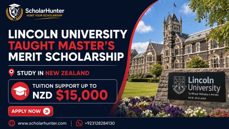 Lincoln University Taught Master’s Merit Scholarship Opens 2 Apply for Lincoln University Taught Master’s Merit Scholarship in New Zealand