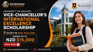 University of Waikato Vice-Chancellor’s International Excellence Scholarship