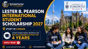 Lester B. Pearson International Student Scholarship 2027 Opens