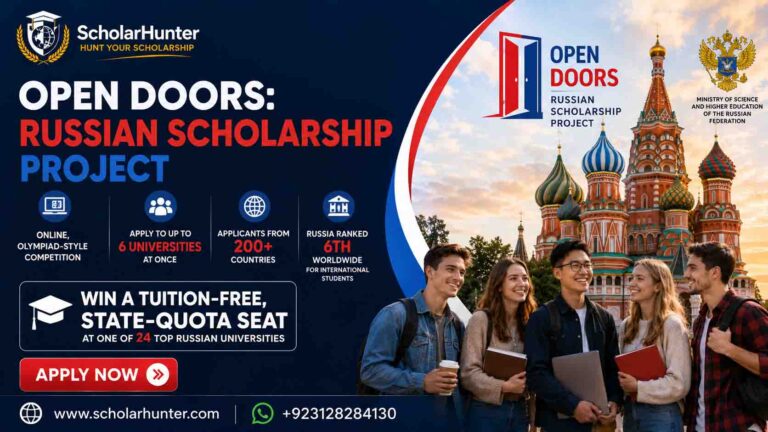Open Doors Russian Scholarship Project 2026/27 — 100% Fully Funded 1 Open Doors Russian Scholarship Project 2026 2027 100% Fully Funded