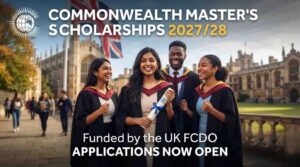Commonwealth Master's Scholarships 2027/28