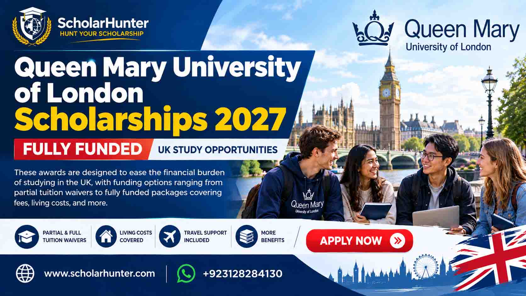Queen Mary University of London Scholarships 2027 – Fully Funded UK Study Opportunities 1 Queen Mary University of London Scholarships 2027 – Fully Funded UK Study Opportunities